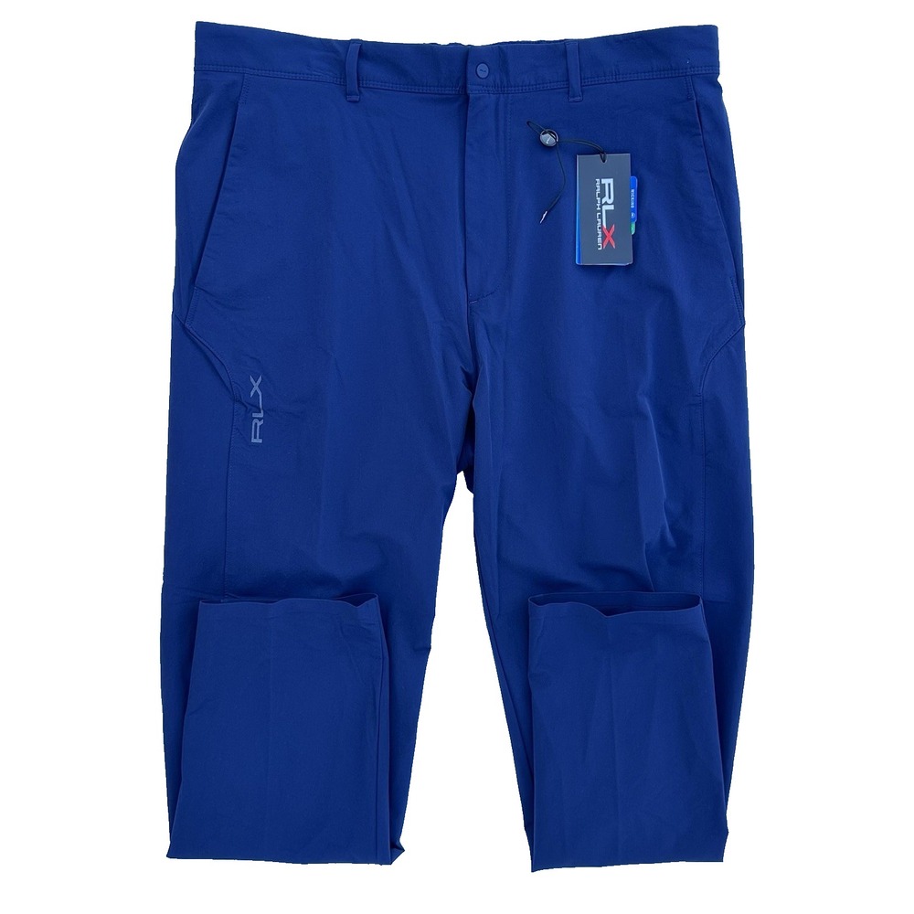 RLX Polo Ralph Lauren Mens Tailored Stretch Twill Golf Pants Navy Blue 34X30 NWT